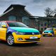Image for article titled Volkswagen Builds A One-Off Harlequin Polo To Splash Color On A Gray World